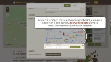 Hogyan működik Pécs Közösségi Térképe? - 6. Lépés